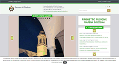 Desktop Screenshot of comune.piadena.cr.it
